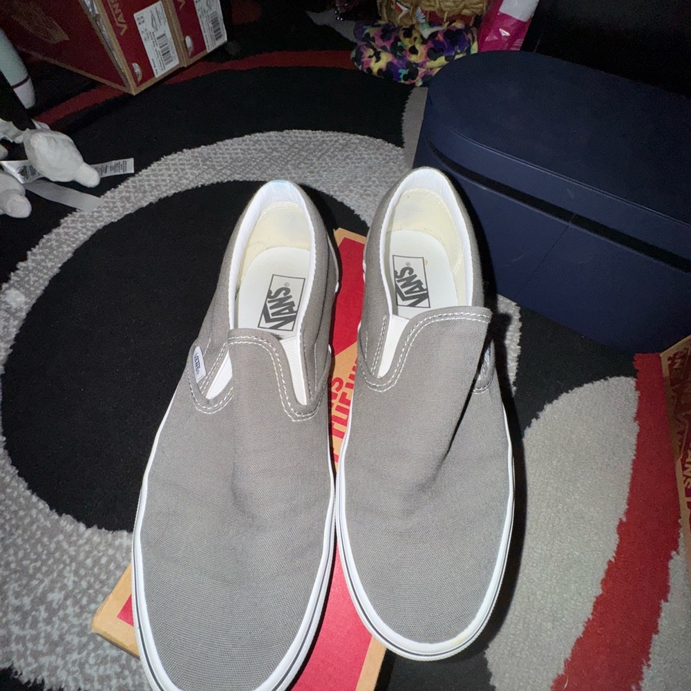 Vans Gray Canvas Sneakers
